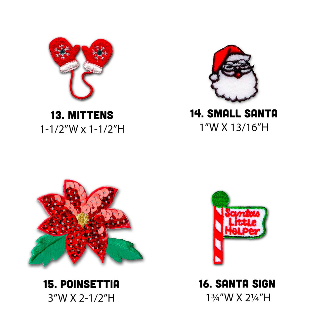 Christmas Patches   Iron On Embroidered Appliques   Embellishments For Clothing Jackets Backpacks And Decorations 1725865795422.jpg