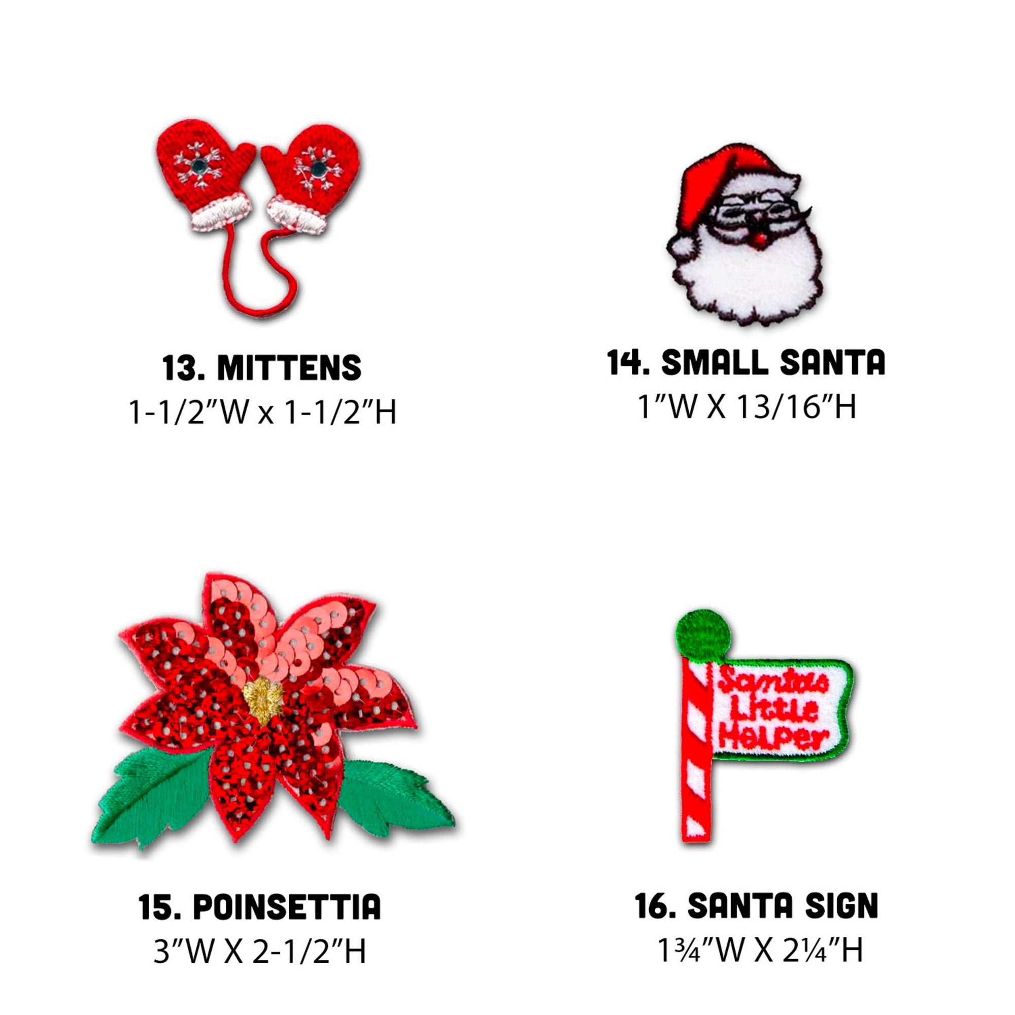 Christmas Patches   Iron On Embroidered Appliques   Embellishments For Clothing Jackets Backpacks And Decorations 1725865795422.jpg
