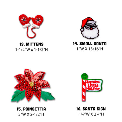 Christmas Patches   Iron On Embroidered Appliques   Embellishments For Clothing Jackets Backpacks And Decorations 1725865795422.jpg