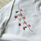 Traditional Christmas Garland Embroidered Sweatshirt  Nostalgic Christmas Crewneck  Festive Holiday Top  Gifts Under 35 1726713862643.jpg
