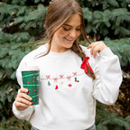 Traditional Christmas Garland Embroidered Sweatshirt  Nostalgic Christmas Crewneck  Festive Holiday Top  Gifts Under 35 1726713863259.jpg