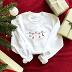 Traditional Christmas Garland Embroidered Sweatshirt  Nostalgic Christmas Crewneck  Festive Holiday Top  Gifts Under 35 1726713863293.jpg