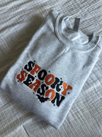 Spooky Season Embroidered Sweatshirt Halloween Embroidered Crewneck Sweatshirt Embroidered Adult Sweatshirt Many Colors 1726720168583.jpg