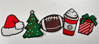 Christmas Tree Patch Christmas Patches Winter Patches Santa Patch Santa Hat Christmas Present Patches Christmas Embroidered Patches 1726732481737.jpg