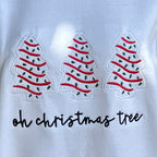 Oh Christmas Tree Embroidered Sweatshirt   Embroidered Christmas Sweatshirt   Crewneck Sweatshirt 1726802788482.jpg