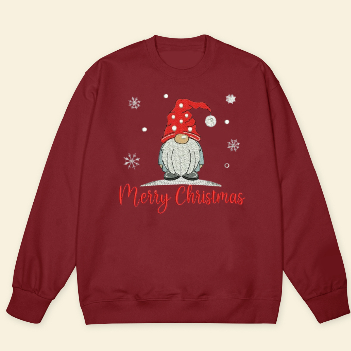 Merry Christmas Gnome Embroidery Sweatshirt Christmas Gifts Christmas Crew Shirt Family Photo Christmas Pajamas Christmas Tshirt Family Christmas Tees 1726806396021.png