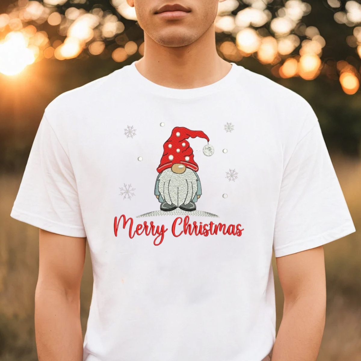 Merry Christmas Gnome Embroidery Sweatshirt Christmas Gifts Christmas Crew Shirt Family Photo Christmas Pajamas Christmas Tshirt Family Christmas Tees 1726806396752.png