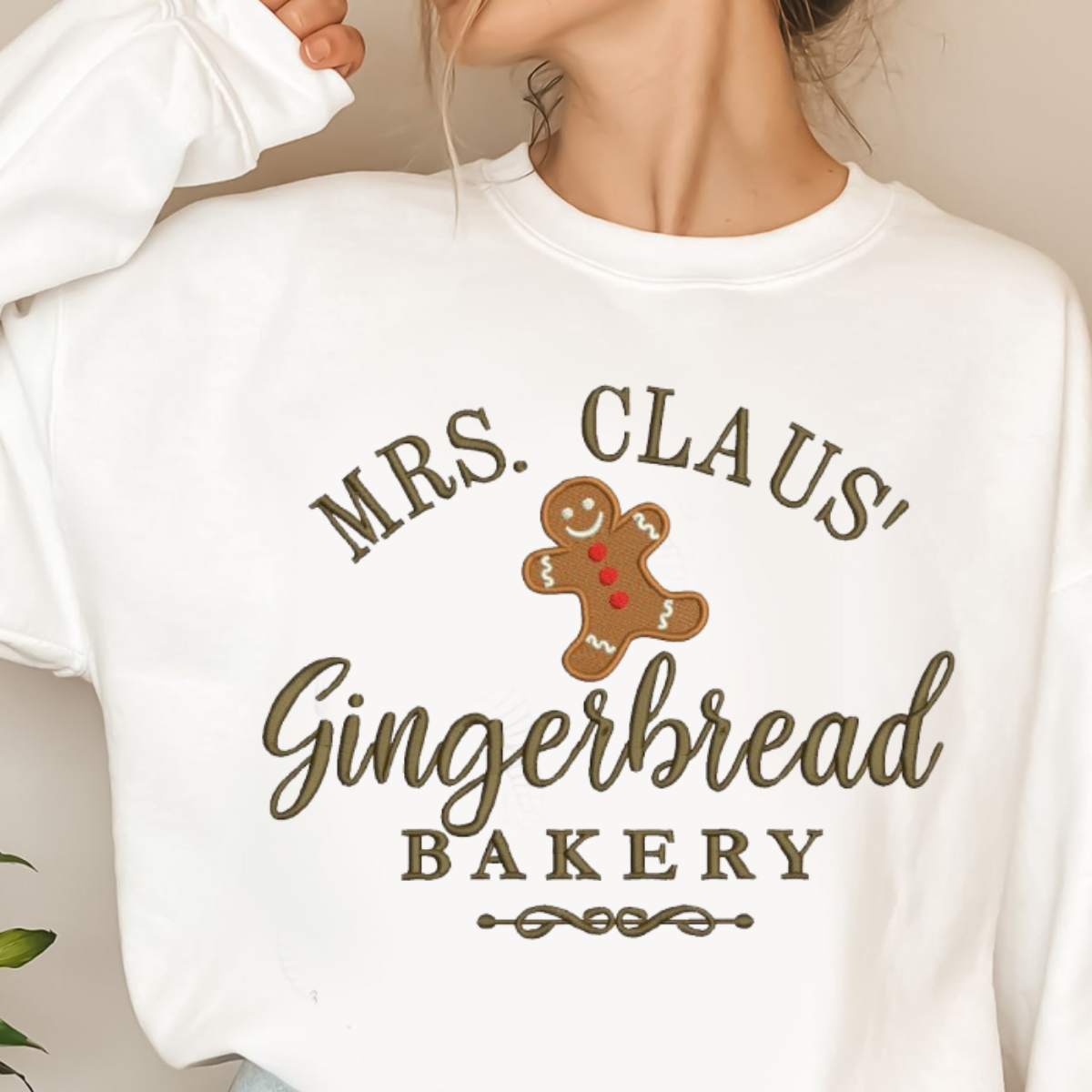 Gingerbread Bakery Embroidery Sweatshirt Christmas Gifts Christmas Crew Shirt Family Photo Christmas Pajamas Christmas Tshirt Family Christmas Tees 1726806744472.png