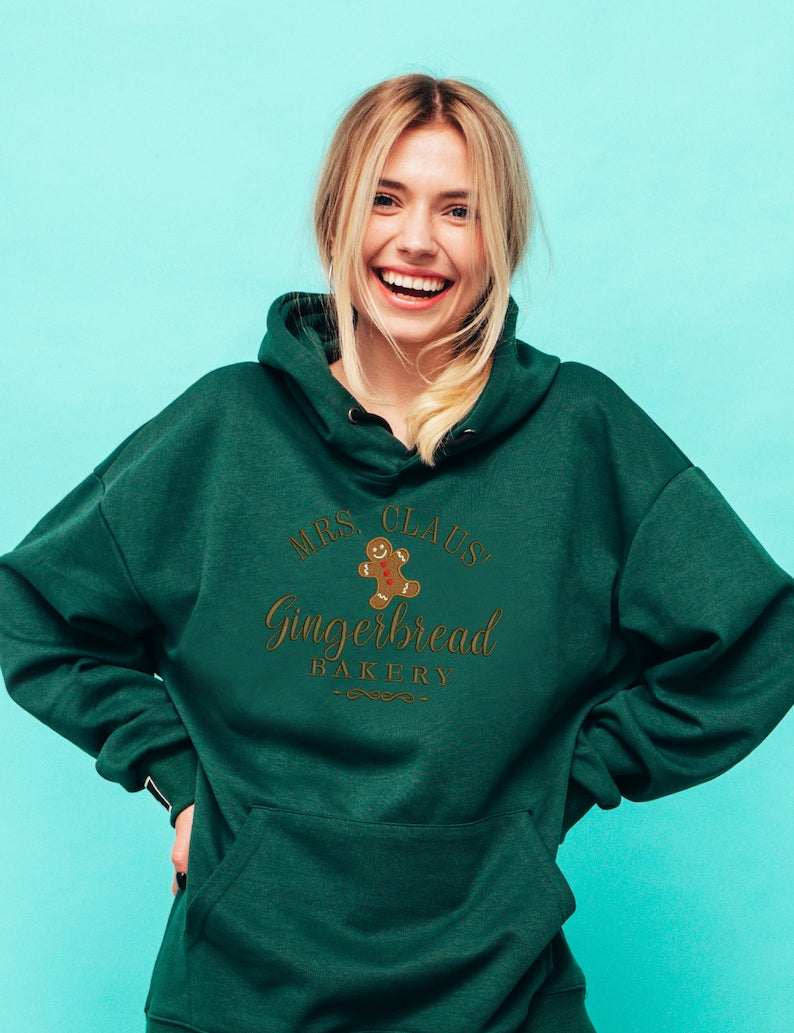 Gingerbread Bakery Embroidery Sweatshirt Christmas Gifts Christmas Crew Shirt Family Photo Christmas Pajamas Christmas Tshirt Family Christmas Tees 1726806744597.jpg
