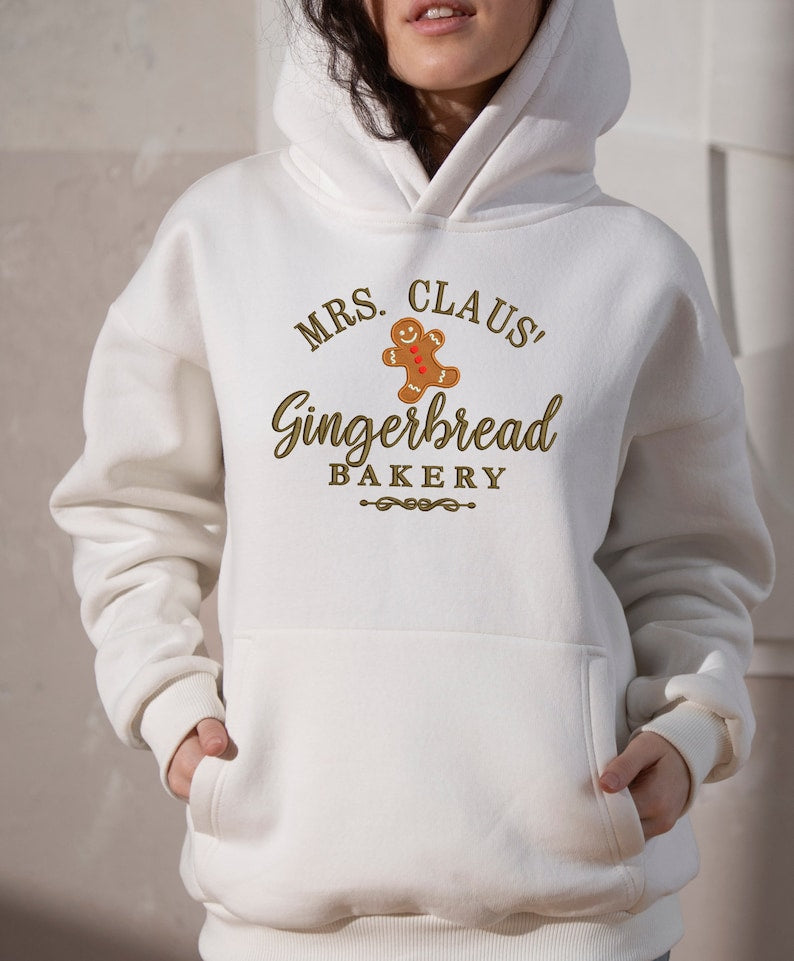 Gingerbread Bakery Embroidery Sweatshirt Christmas Gifts Christmas Crew Shirt Family Photo Christmas Pajamas Christmas Tshirt Family Christmas Tees 1726806745156.jpg