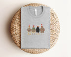 Embroidered Christmas Chicken Sweatshirt Embroidered Christmas Shirt Christmas Shirt Christmas Chicken Sweatshirt Christmas Matching Tee 1726816461687.jpg