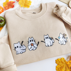Ghost Cats Halloween Embroidery Sweatshirt Cute Halloween Ghost Sweater Cat Lover Gifts Halloween Gift 1726821363618.png