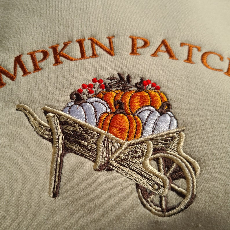 Pumpkin Patch Embroidered Crewneck Halloween Embroidered Sweatshirt Pumpkin Crewneck Vintage Halloween Sweatshirt Halloween Gift Unisex 1727853080044.jpg