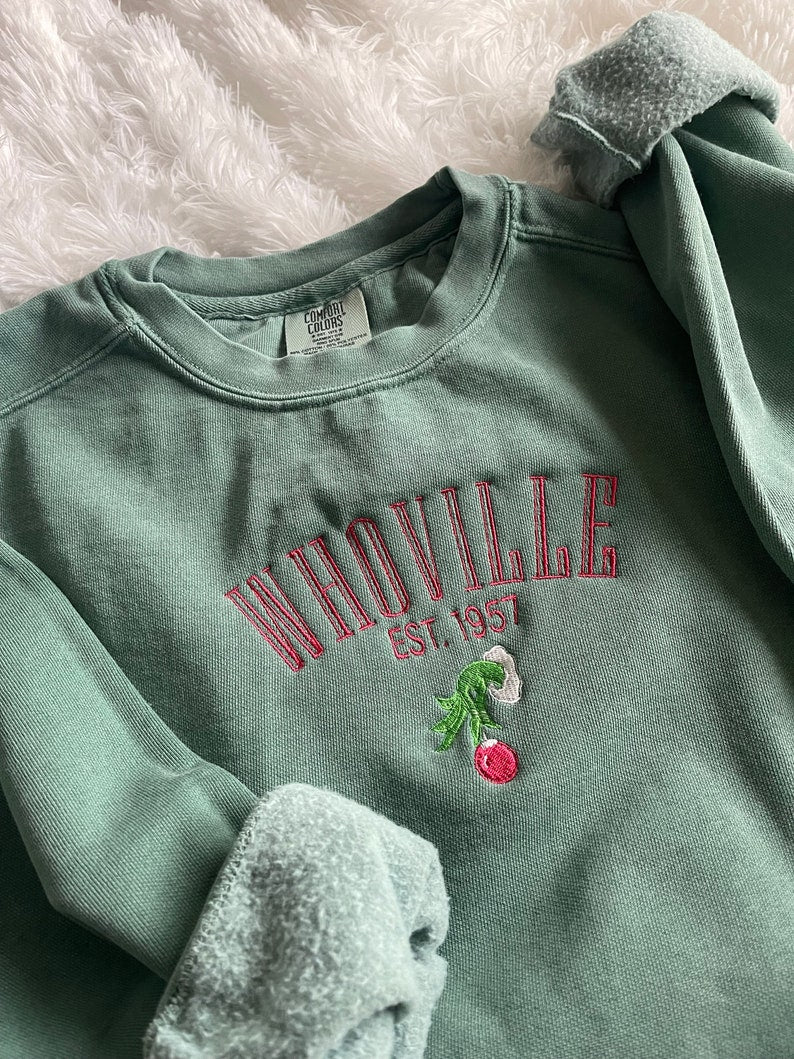 Christmas Embroidered Sweatshirt Christmas Sweatshirt Stocking Stuffer Gift For Friends Christmas Gift For Christmas Embroidered Crewneck 1728354312037.jpg