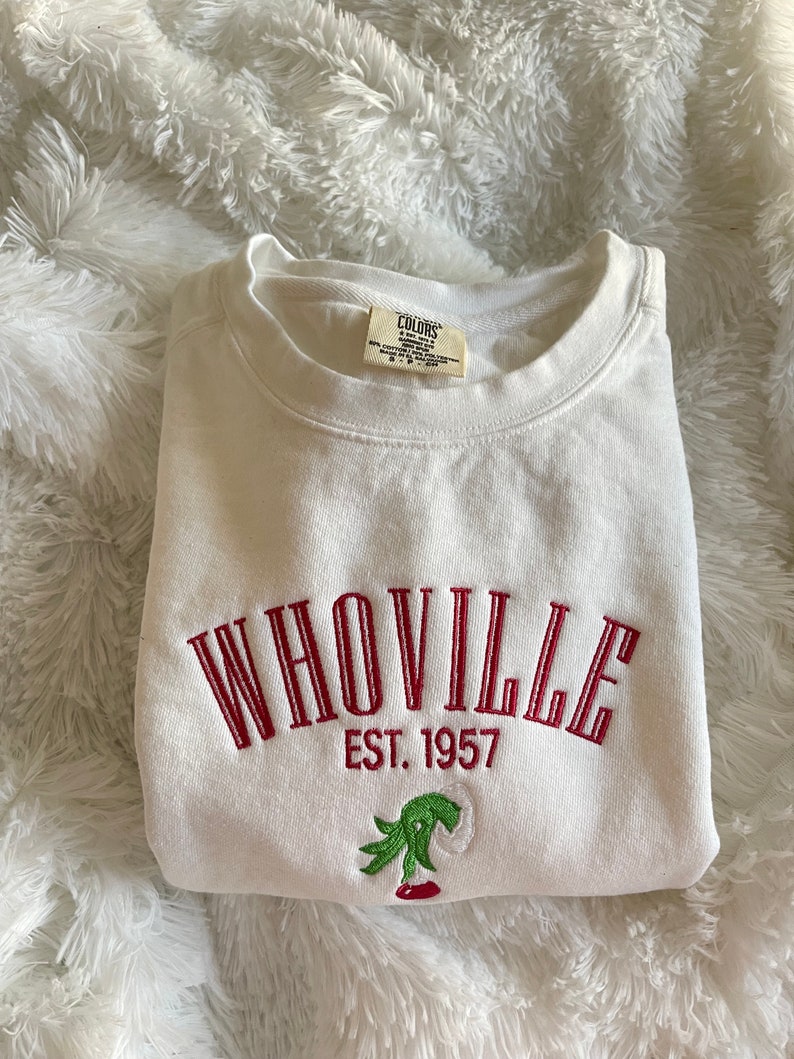 Christmas Embroidered Sweatshirt Christmas Sweatshirt Stocking Stuffer Gift For Friends Christmas Gift For Christmas Embroidered Crewneck 1728354312438.jpg