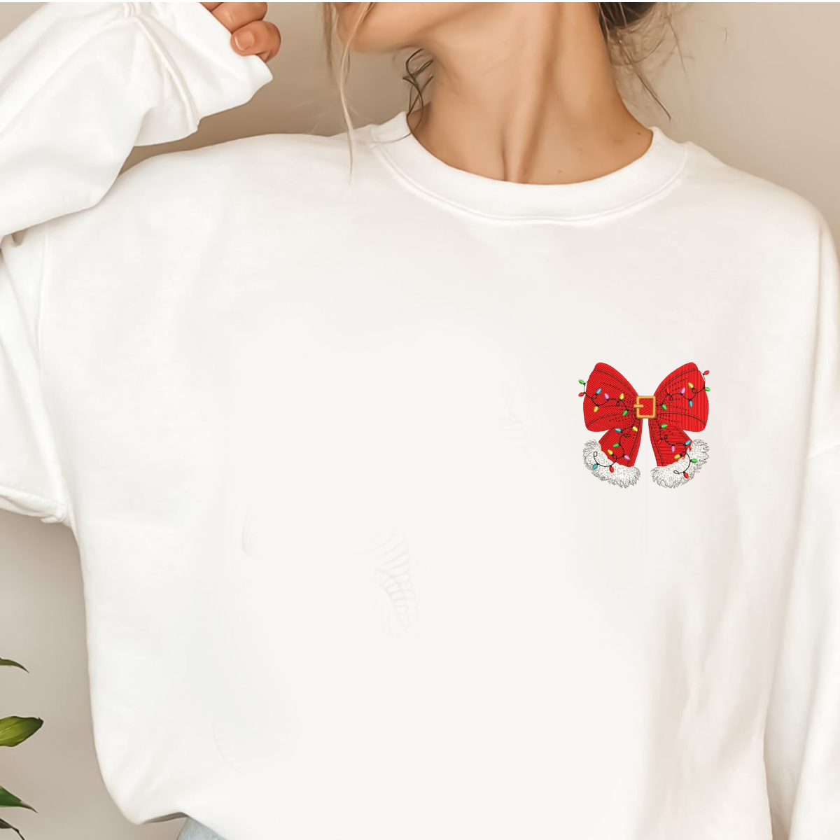 Christmas Bow Embroidery Applique Machine Embroidery Design Bow Embroidery Design Coquette Christmas Bow 1730101689246.png