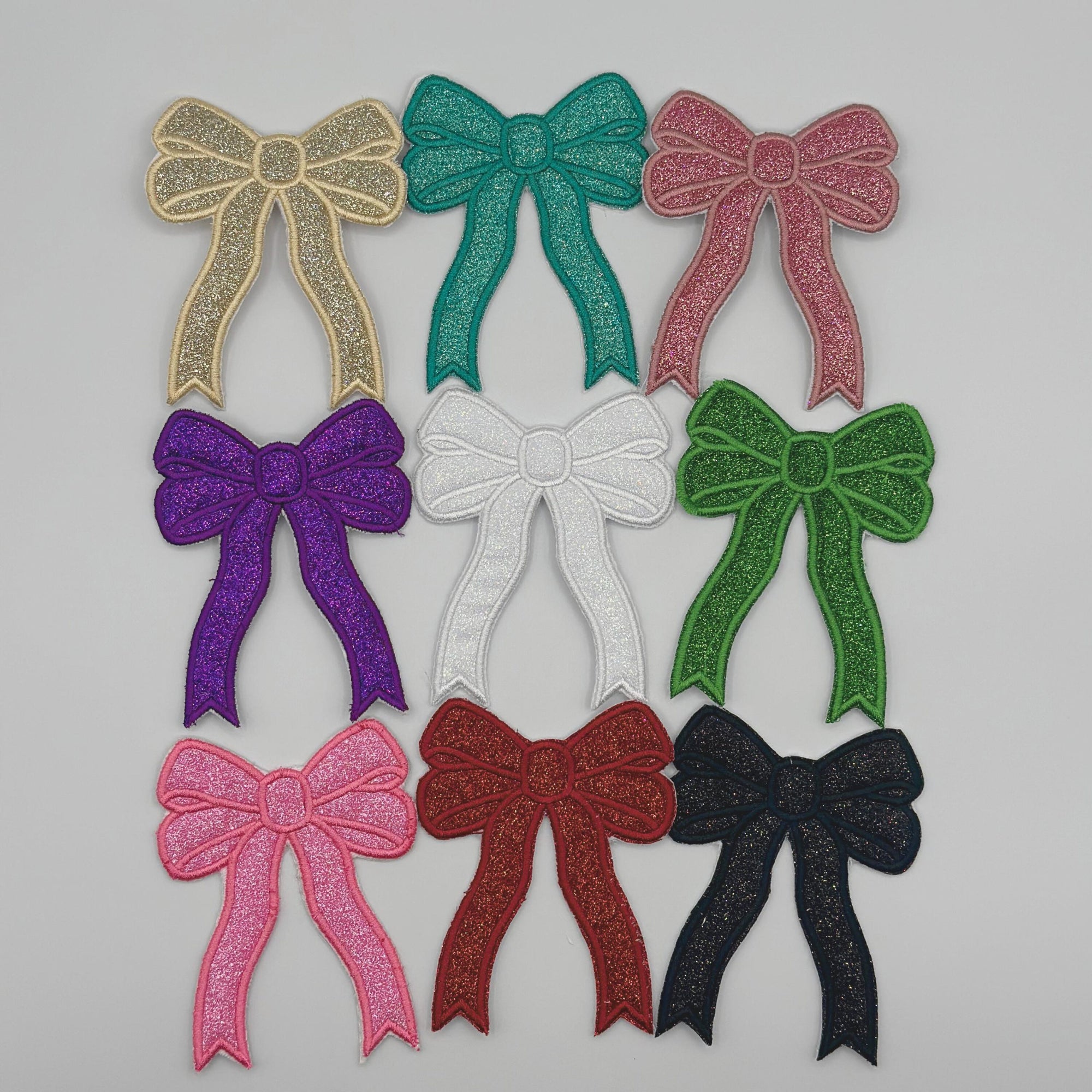 Custom Embroidered Side Bow Patch Side Bow Applique Glitter Side Bow Embroidered Side Bow Coquette Side Bow 1731732374925.jpg