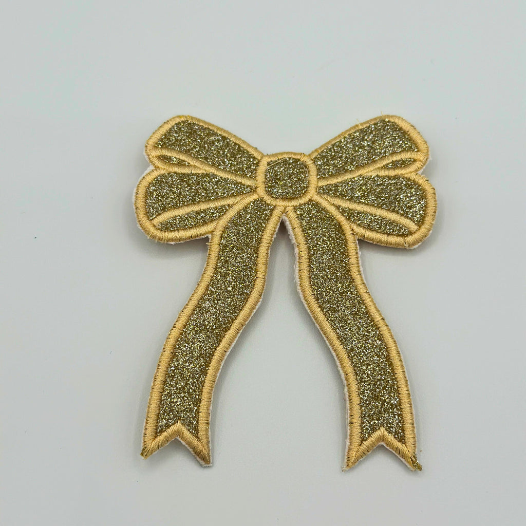 Custom Embroidered Side Bow Patch Side Bow Applique Glitter Side Bow Embroidered Side Bow Coquette Side Bow 1731732374972.jpg