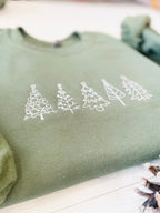 Christmas Tree Embroidered Sweatshirt Christmas Sweatshirt Embroidered Christmas Sweatshirt Christmas Embroidery Sweatshirt 1732090956533.jpg