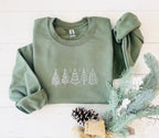 Christmas Tree Embroidered Sweatshirt Christmas Sweatshirt Embroidered Christmas Sweatshirt Christmas Embroidery Sweatshirt 1732090956566.jpg