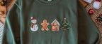 Cute Gingerbread Cookies Embroidered Sweatshirt Womens Christmas Sweatshirt Merry Christmas Gift For Christmas 1732093478736.jpg