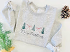 Embroidered Christmas Sweatshirt Christmas Tree Sweater Womens Christmas Outfit 1732243524469.jpg