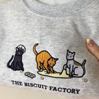 Embroidered Cat Biscuit Sweatshirt 1732247595543.png