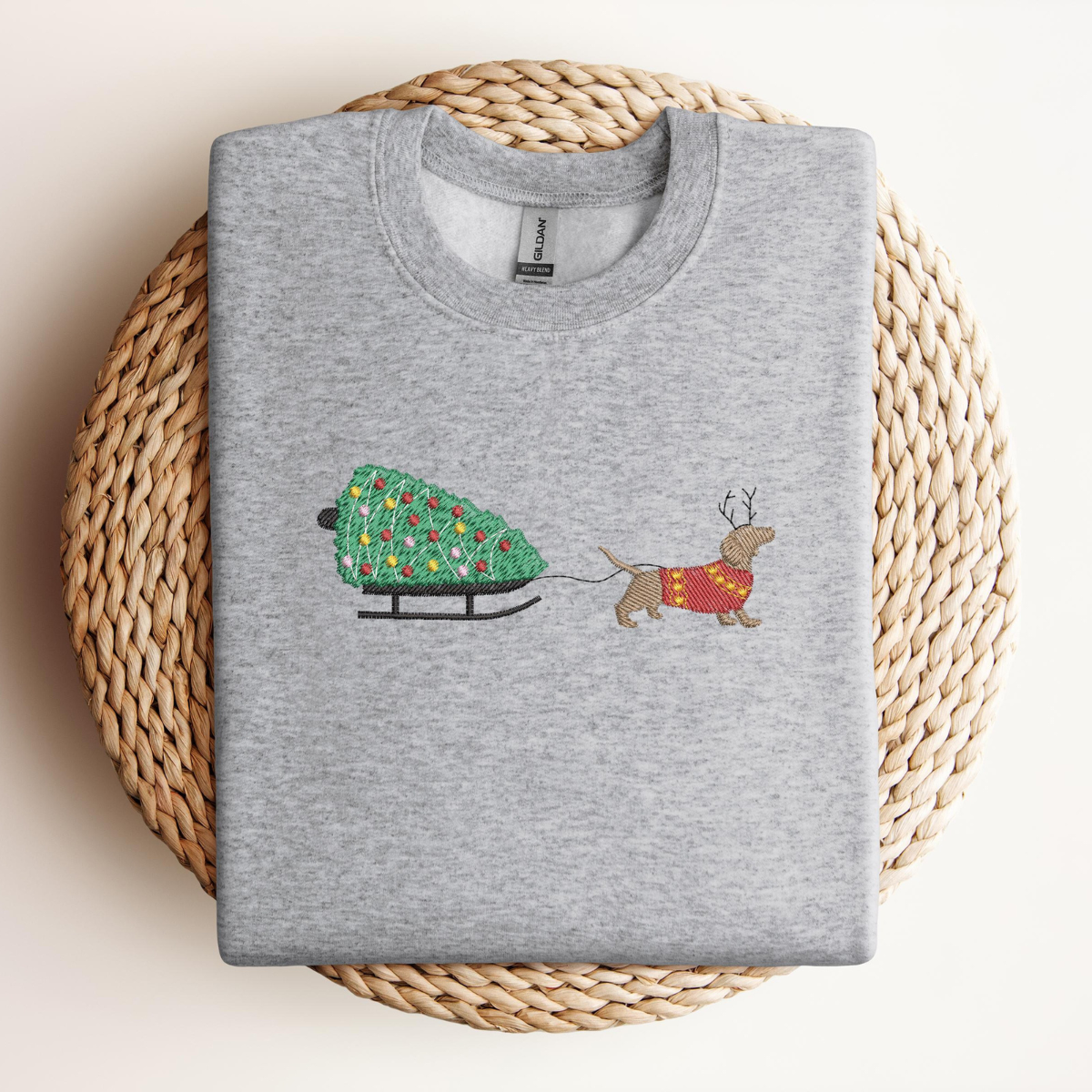 Embroidered Christmas Dog Dog Mom Christmas Gift  Dog Lover Gift Dog Embroidered Christmas Sweatshirt Dog Lover Embroidered T Shirt 1732327769372.png