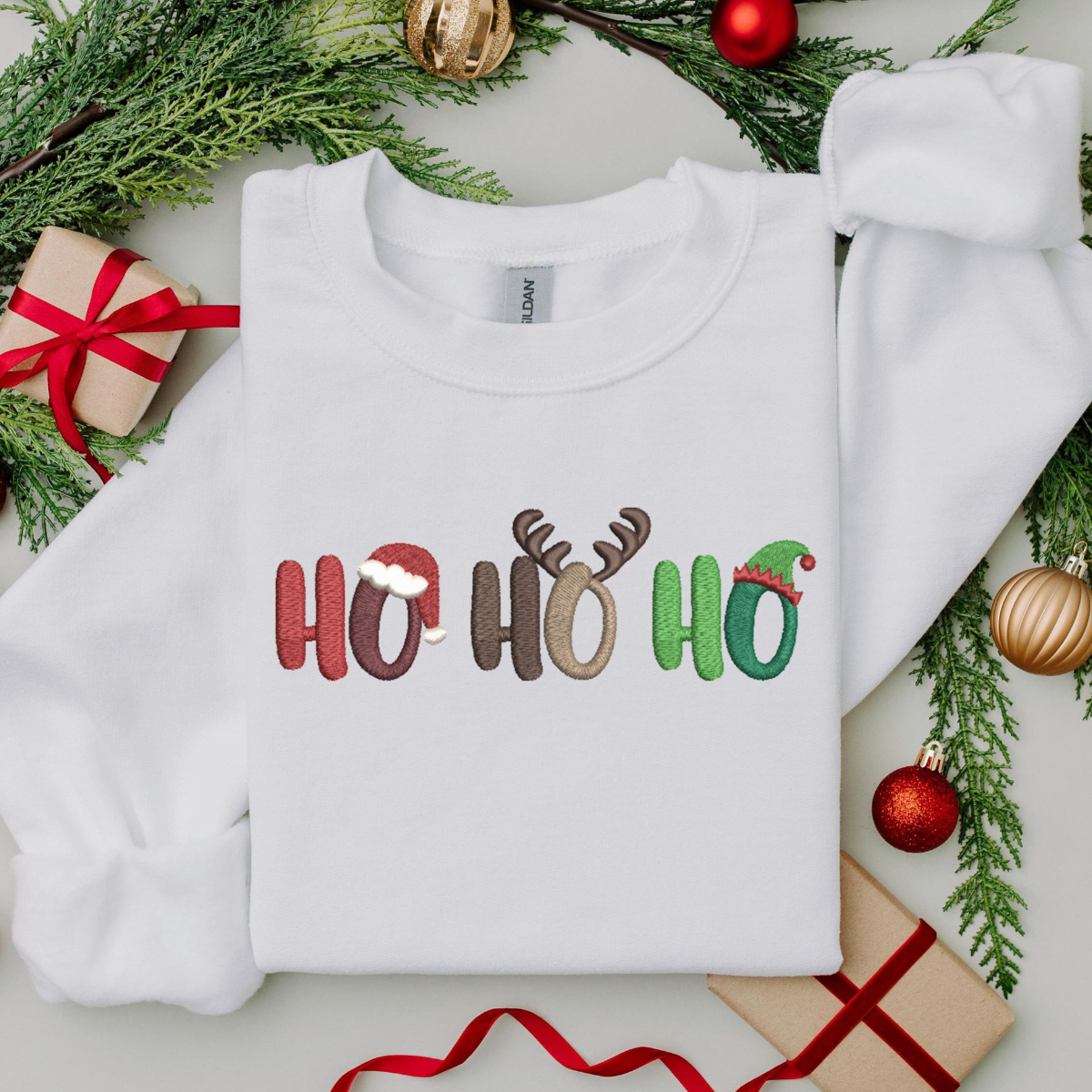 Christmas Embroidered Sweatshirt Christmas Sweatshirt Stocking Stuffer Gift For Friends Christmas Gift For Christmas Embroidered Crewneck 1732330749932.png