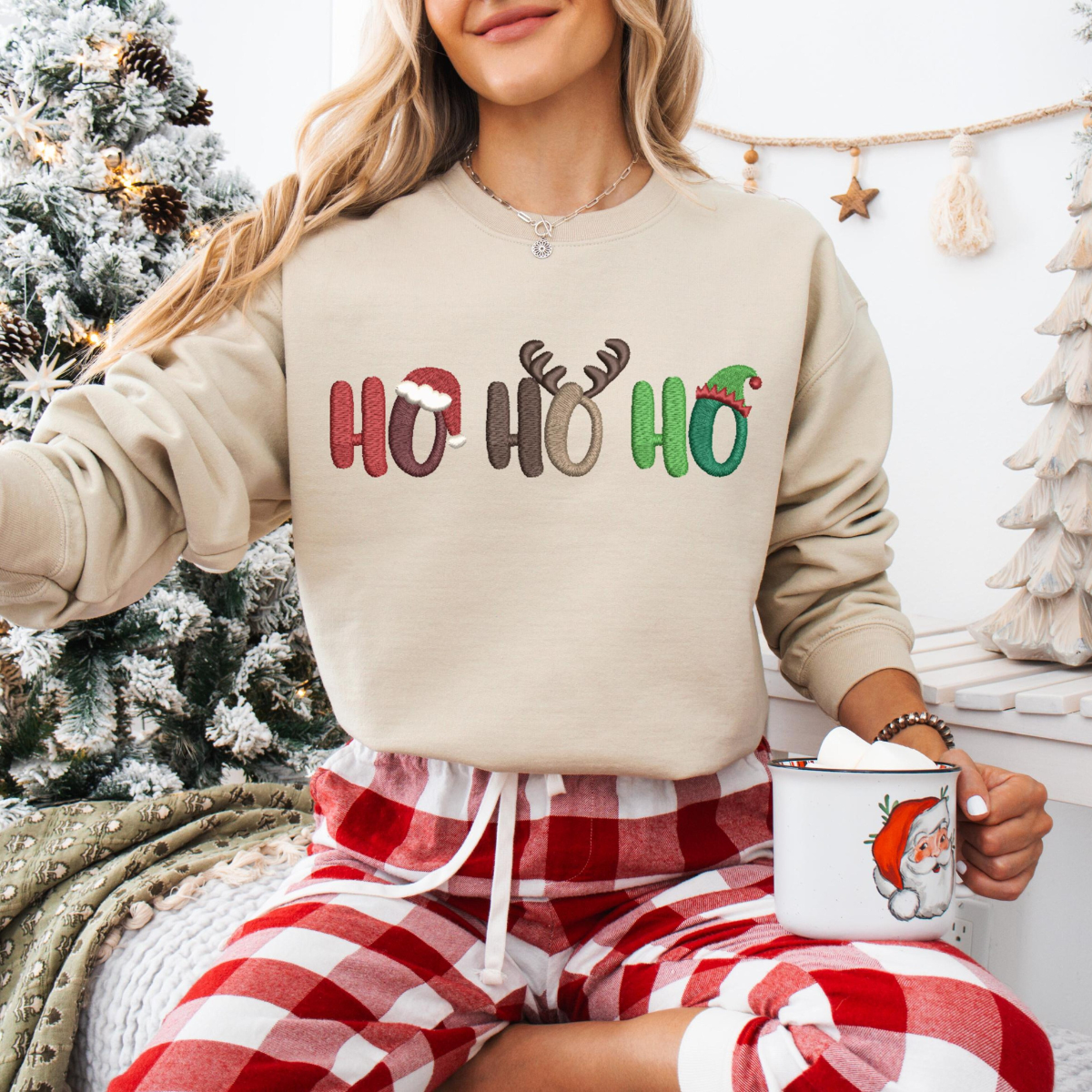 Christmas Embroidered Sweatshirt Christmas Sweatshirt Stocking Stuffer Gift For Friends Christmas Gift For Christmas Embroidered Crewneck 1732330750058.png