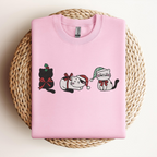Cute Cat Christmas Embroidered Sweatshirt Cat Lover Gift For Christmas Cat Mommy Shirt Winter Shirt Cat Lover Embroidered Sweatshirt 1732332377859.png