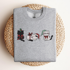 Cute Cat Christmas Embroidered Sweatshirt Cat Lover Gift For Christmas Cat Mommy Shirt Winter Shirt Cat Lover Embroidered Sweatshirt 1732332377901.png