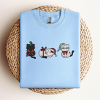 Cute Cat Christmas Embroidered Sweatshirt Cat Lover Gift For Christmas Cat Mommy Shirt Winter Shirt Cat Lover Embroidered Sweatshirt 1732332378603.png