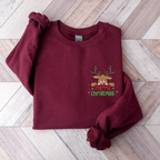 Embroidered Reindeer Sweatshirt Christmas Reindeer Shirt Embroidered Merry Christmas Sweater Christmas Crewneck Holiday Tee Xmas Gift 1732334872456.png
