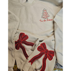 Merry Side Bow Embroidered Sweatshirt Glitter Christmas Sweatshirt Side Bow Applique Hoodie Christmas Bow Shirttis The Season Shirt 1732519675765.png