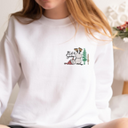 Embroidered Snowman Let It Snow Christmas Sweatshirt Embroidered Snowman Christmas Sweatshirt Merry Christmas Merry And Bright Snowman 1732614531242.png