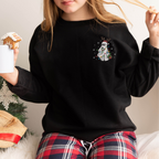 Embroidered Ghost Sweatshirt Christmas Ghost Embroidered Shirt Christmas Sweatshirt Christmas Embroidered Hoodie Little Ghost Coffee 1732932284190.png