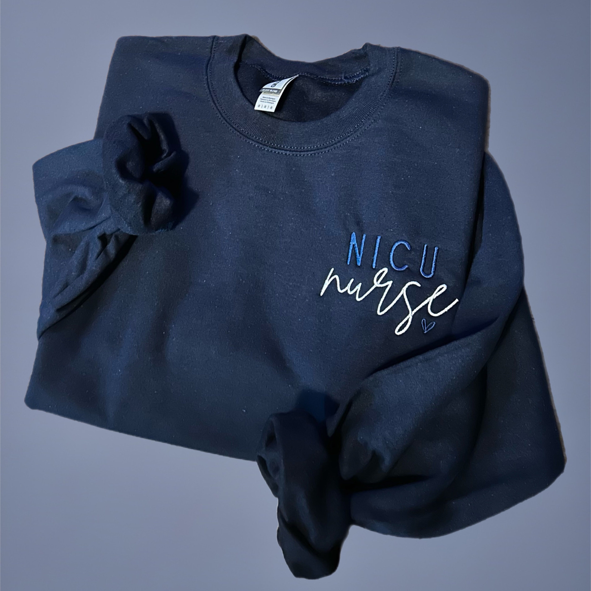Nicu Nurse Embroidered Sweatshirt 1733384591353.png