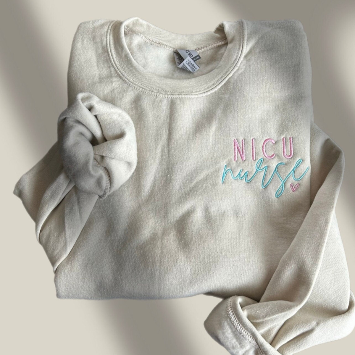 Nicu Nurse Embroidered Sweatshirt 1733384591413.png
