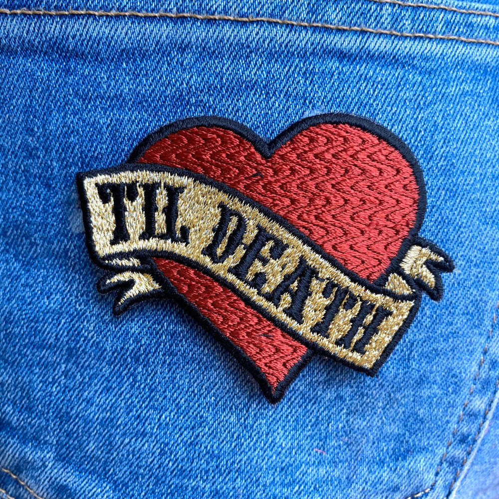 Till Death Iron On Patch Love Heart Embroidered Patch Wedding Favors Bride To Be Gift For The Bride Bridal Jacket Valentines Day 1736752831561.png
