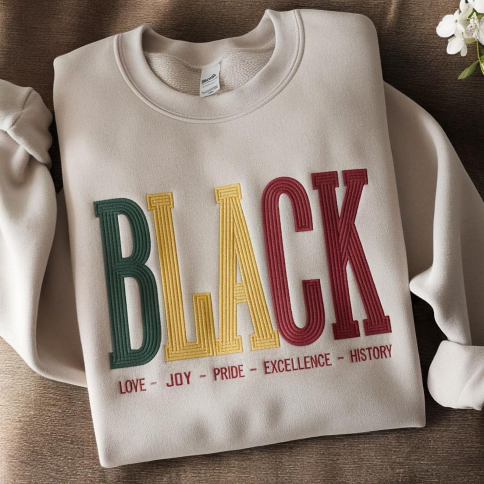Embroidered Black History Sweatshirt Black History African Pride Black Women Shirt Human Rights Shirt Black Lives Matter Shirt 1743048345864.jpg