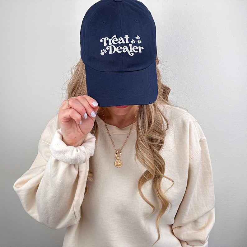 treat dealer hat embroidered gift for dog moms funny dog mom or dad baseball cap for pet lovers embroidery paw print gift for pet owners 1744345295430.jpg