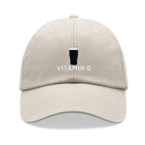 Vitamin G Pint Baseball Cap Vintage Cotton Unisex Dad Hat Adjustable Beer Stout 1744426393506.jpg