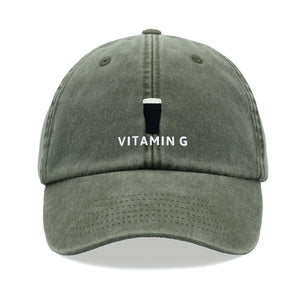Vitamin G Pint Baseball Cap Vintage Cotton Unisex Dad Hat Adjustable Beer Stout 1744426393676.jpg