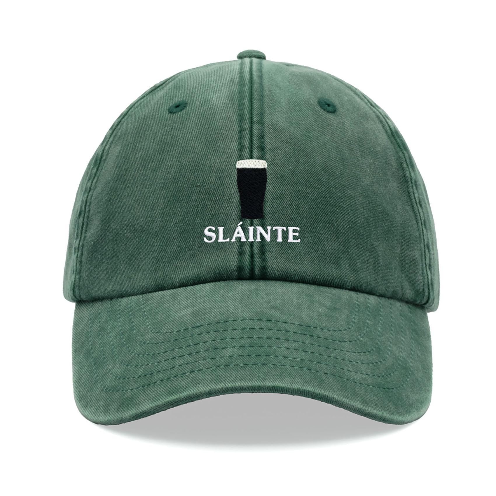 Sl Inte Pint Glass Baseball Cap Vintage Washed Cotton Unisex Dad Hat Adjustable Beer Stout Drinker Faded Sports Summer Holiday Ireland Irish 1744426618515.jpg