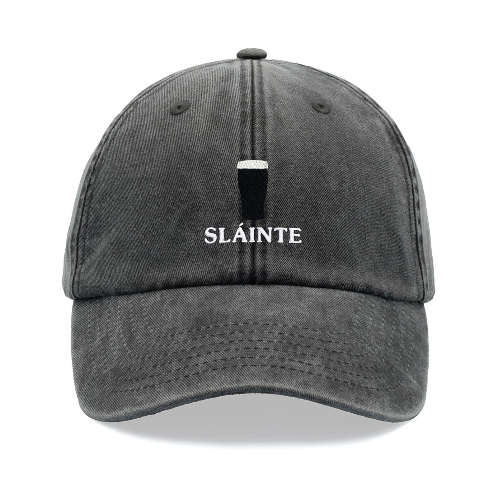 Sl Inte Pint Glass Baseball Cap Vintage Washed Cotton Unisex Dad Hat Adjustable Beer Stout Drinker Faded Sports Summer Holiday Ireland Irish 1744426618832.jpg