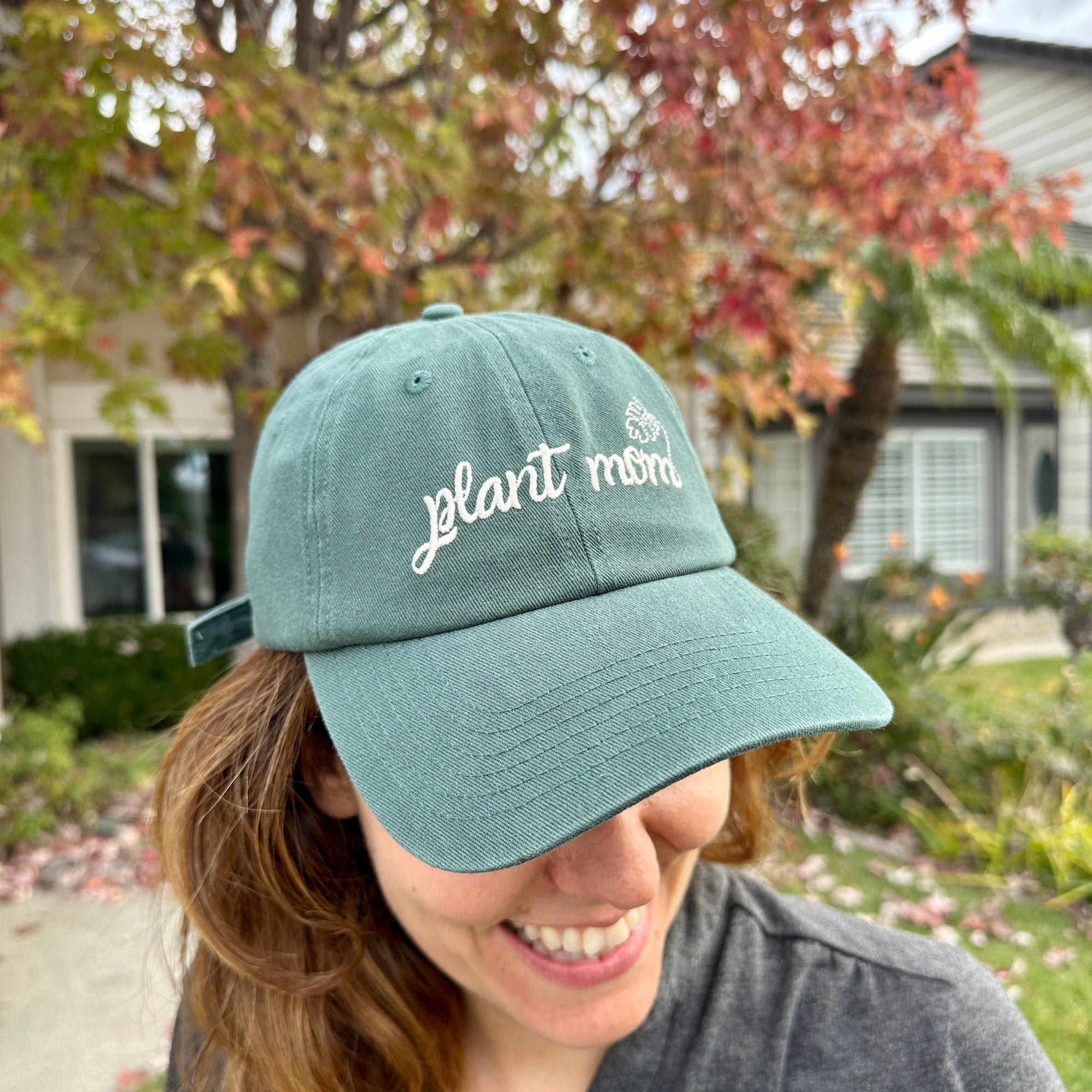 Green Plant Mom Hat   Embroidered Gardening Cap 1744597905900.jpg