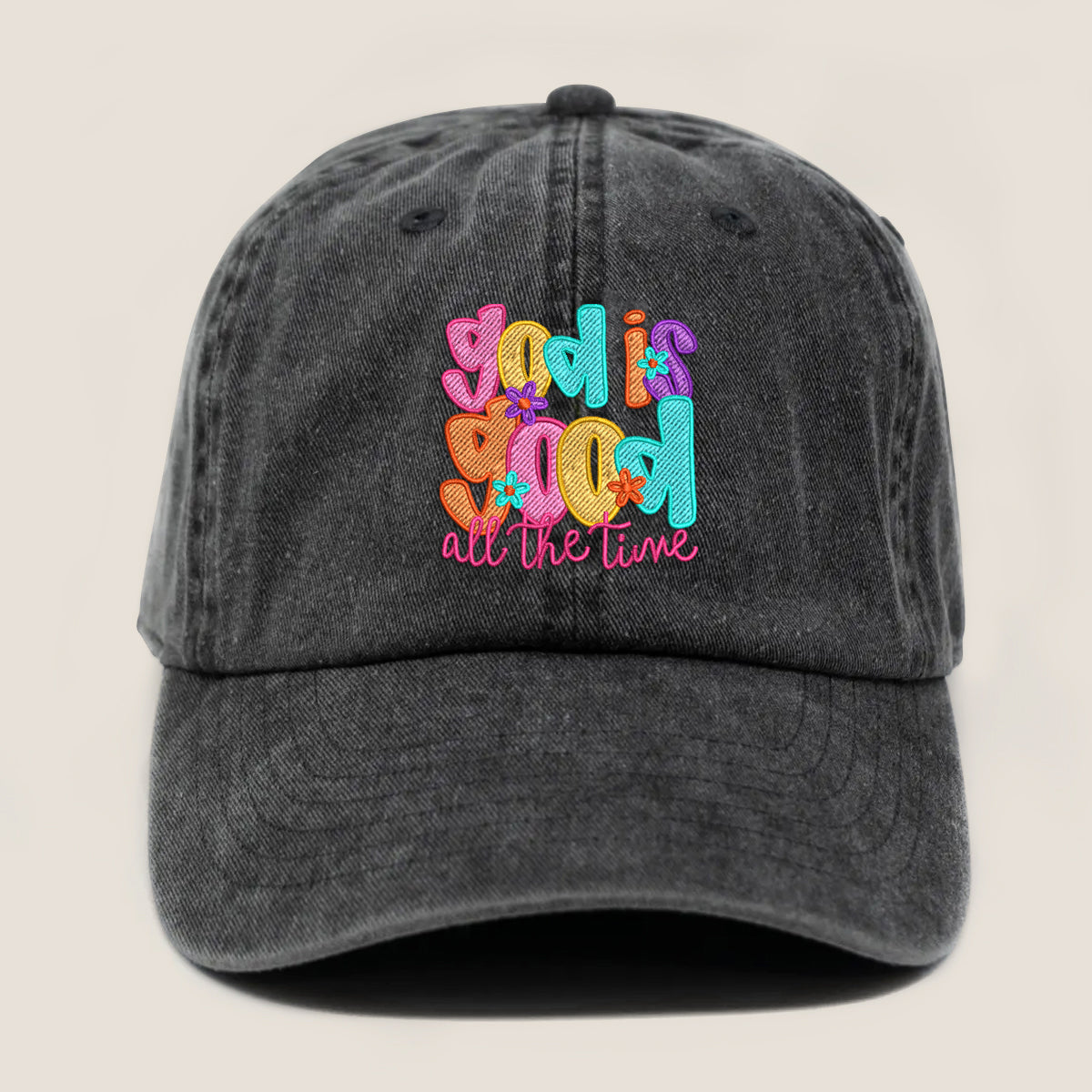 God Is Good Embroidered Cap 1748335331963.jpg