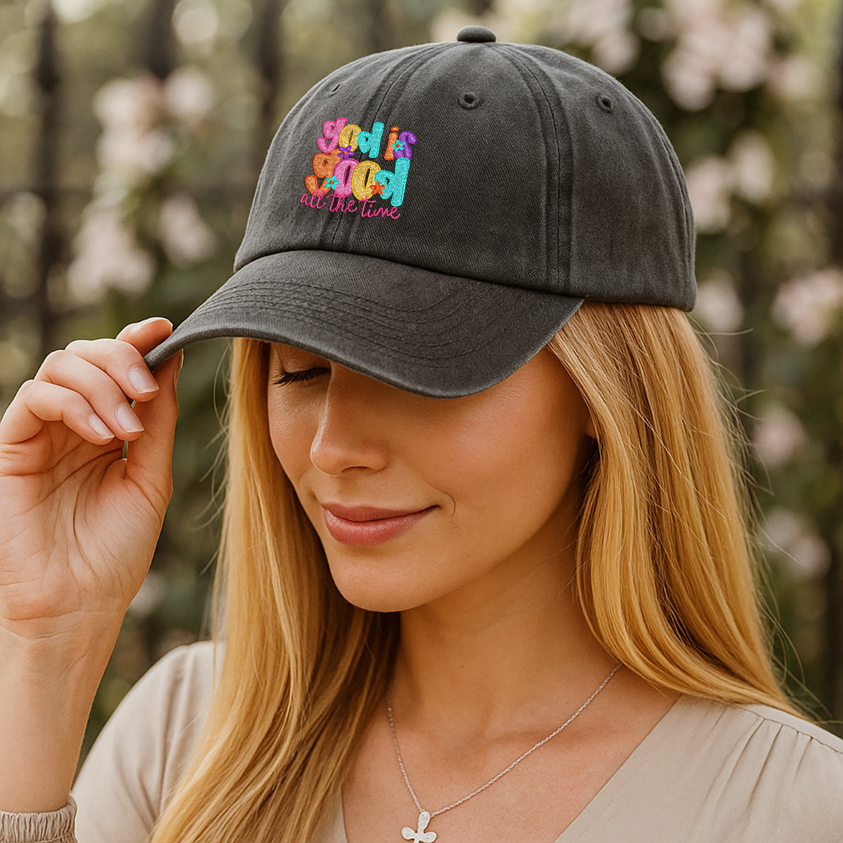 God Is Good Embroidered Cap 1748335332041.jpg