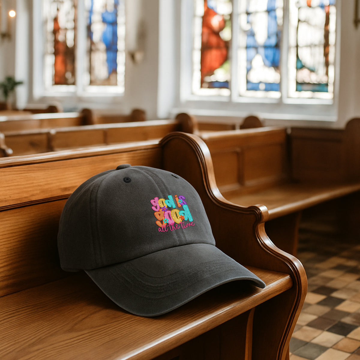 God Is Good Embroidered Cap 1748335332120.jpg